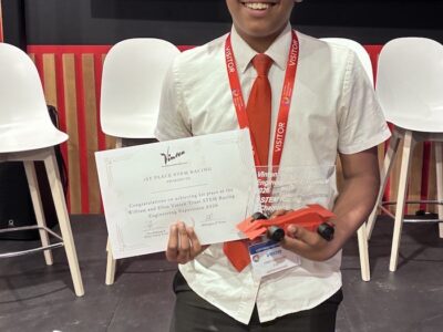 20 - STEM Racing winner, Jomet Matthews from Stowmarket High School