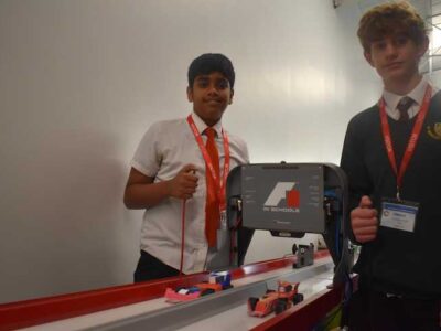 9 - Jomet and Edward were in the final of the F1 competition event held at UPDC in Bury