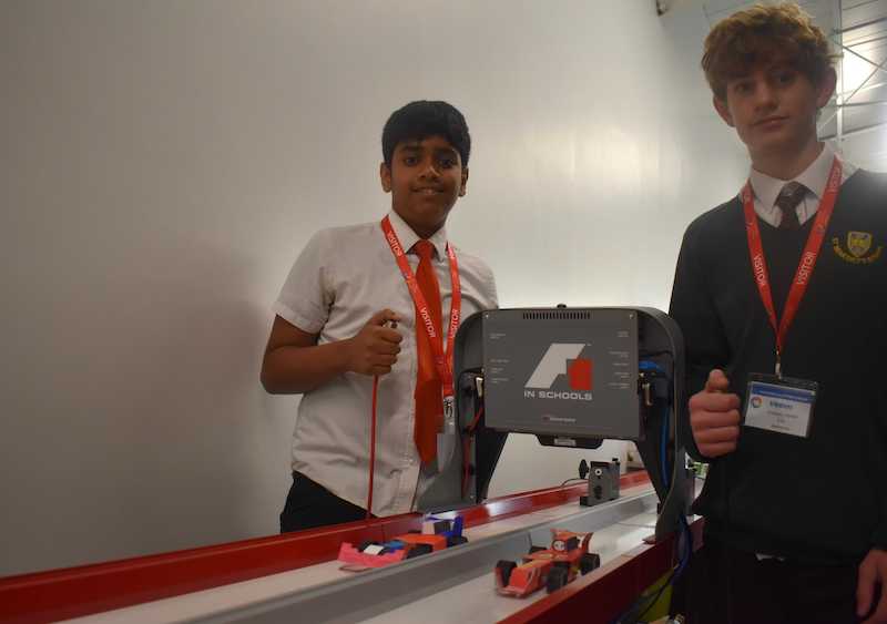 9 - Jomet and Edward were in the final of the F1 competition event held at UPDC in Bury